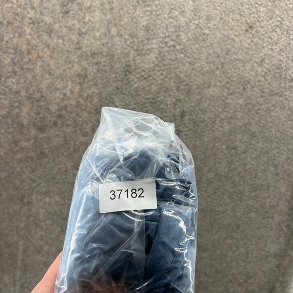 Tommy Bahama Dress Women Small Blue Chambray Tencel Ruffle Off Shoulder Casual - Picture 12 of 12